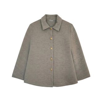 Stenstr&ouml;ms Shirts, female, Beige, Size: L Katinka Cape