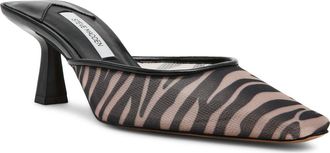 Steve Madden Alyse Mule in Zebra Fine Mesh at Nordstrom, Size 6.5