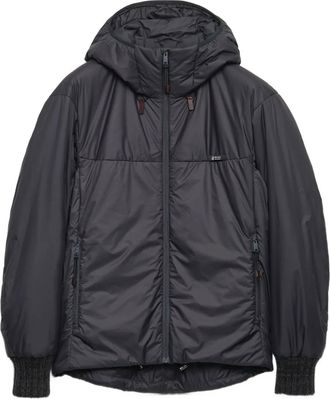 Prada Giacca con cappuccio e zip - Grigio