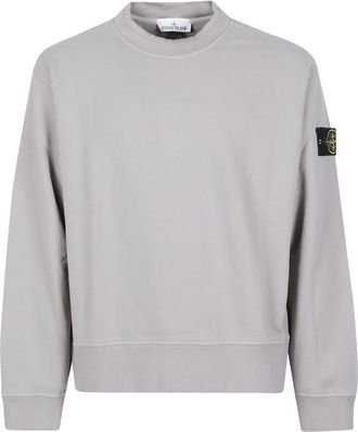 Stone Island Sweatshirt - Heren - Sweatshirts - Grijs - S - Katoen - Hoodies & sweatvesten