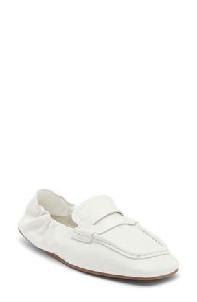 Steve Madden Eurry Penny Loafer in White Leather at Nordstrom Rack, Size 6.5