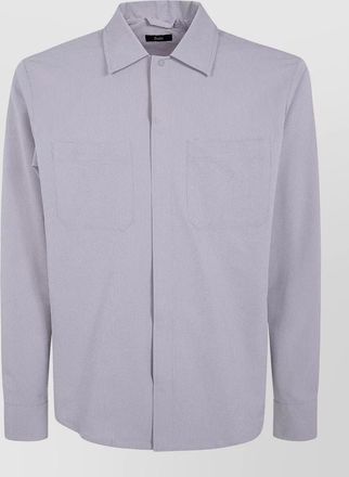 Herno functional shirt jacket front pockets style