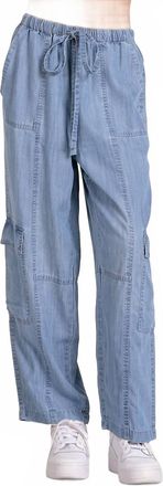 Elan Cargo Pants In Denim