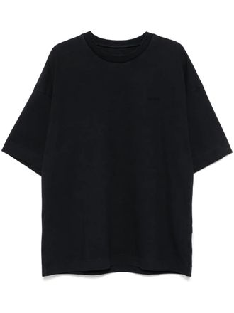 Juun.J logo-embroidered T-shirt - Blue