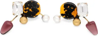 Dries Van Noten Asymmetrical Cluster Lobe Earrings - female - Dries Van Noten - Earrings - Multicolor - ONE SIZE - Accessories