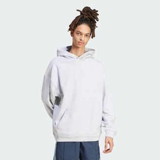 adidas Originals ADIDAS Originals Mens Premium Essentials Hoodie - Grey - Size X-Large