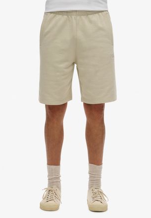 Superdry Jerseyhose SUPERDRY SD-ESSENTIAL LOGO JERSEY SHORT UB, Herren, Gr. L, N-Gr, beige (light stone beige), Jersey, Obermaterial: 80% Baumwolle, 20% Polyes