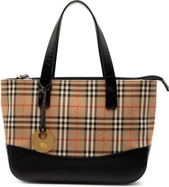 Burberry Pre-owned Burberry Haymarket Check Canvas Tote Ladies R4KRL5RKZEWCI4K0