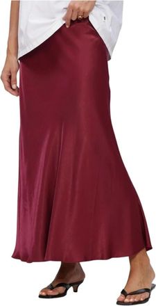 Moss Copenhagen Rokken, Dames, Rood, XS, Polyester, Nicolette Ullas Rok