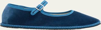 Vibi Venezia Timeless Delfina Velvet Mary Janes