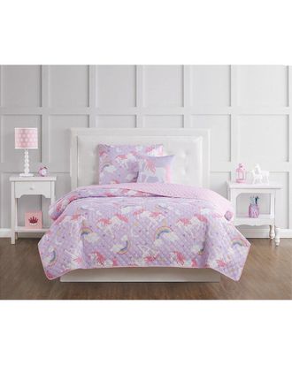My World Rainbow Unicorn Quilt Set