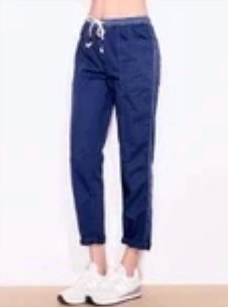 Sundry Womens Straight Leg Utility Trouser In Blue