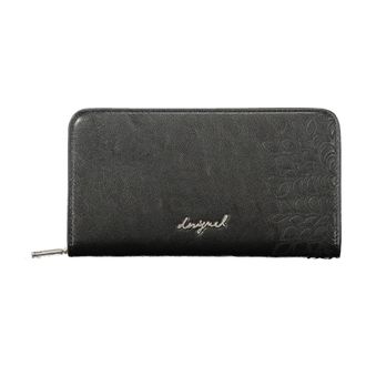 Desigual Mone Sierra Fiona Card Wallet - Dames - Portefeuilles - Zwart - ONE Size - Accessoires