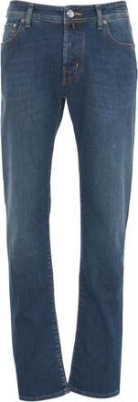Jacob Cohen Jeans Slim Fit Bard con Dettagli Logo - - Jeans - Uomo - Blu - W36
