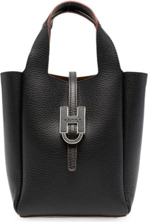 Hogan H-Bag Schoudertas - Dames - Handtassen - Zwart - ONE Size - Leer - Tassen