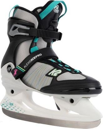 K2 Alexis Ice Pro White Grey Teal Womens Ice Skates in White/grey/teal at Nordstrom, Size 4
