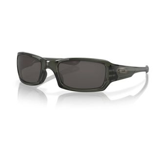 Oakley Fives Squared Zonnebril - Heren - Accessoires - Grijs - Maat: 54 MM