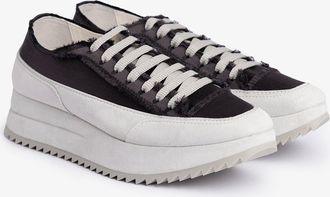 Pedro Garcia Black satin sneaker | Orella | Essentials collection | PEDRO GARCIA