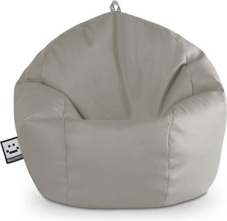 Happers Happers - Puff Pelota Polipiel Gris Claro