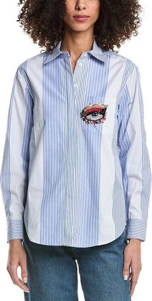 3.1 Phillip Lim Striped Eye Love Ny Relaxed Top