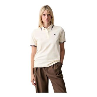 Fred Perry Dames, Tops, Beige, Maat: S