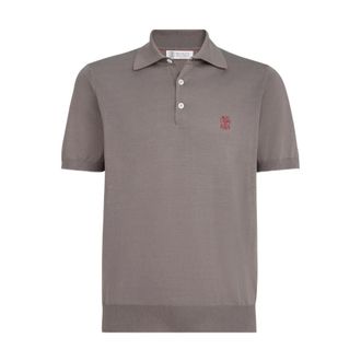 Brunello Cucinelli Heren, Tops, Bruin, Maat: XL Katoen