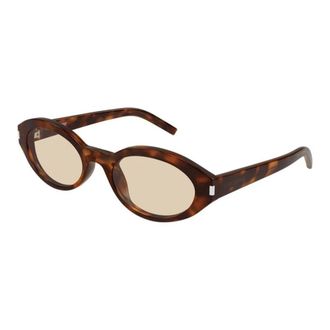 Saint Laurent SL 567 Sunglasses - female - Saint Laurent - Sunglasses - Brown - 51 MM - Accessories