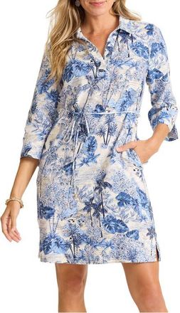 Tommy Bahama Botanical Breeze Shift Dress in Coconut at Nordstrom, Size X-Small