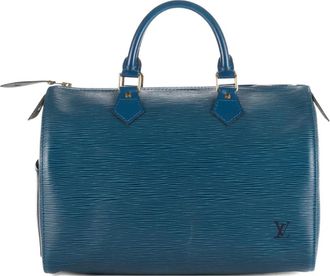 Louis Vuitton Borsa tote Speedy 30 - Blu