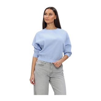 Summum Jersey Fade-Out Sweat - Dames - Sweatshirts - Blauw - 2XL - Katoen - Hoodies & sweatvesten