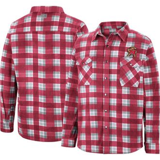 Colosseum Mens Colosseum Red Maryland Terrapins Ellis Full-Snap Jacket at Nordstrom, Size Medium