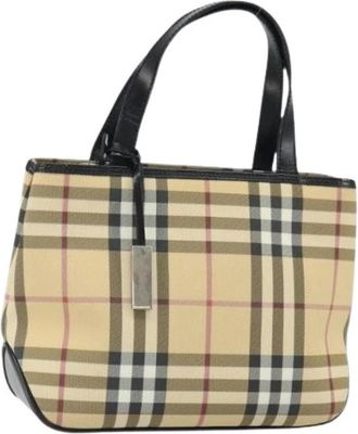 Burberry Pre-owned Handbags, female, Beige, Size: ONE SIZE Pre-owned Vintage Hand Bag