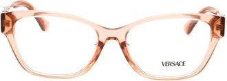 Versace Cat-Eye Acetate Eyeglasses - Peach