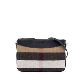 Burberry Pre-owned Burberry Mega Check Canvas Peyton Crossbody Ladies PAGR0GW767ZA3SZC