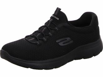 Skechers Womens Summits Top Player Sneaker, Black Mesh Trim, 9 UK