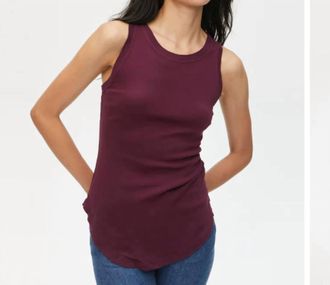 Michael Stars Lindsay Tank In Plum