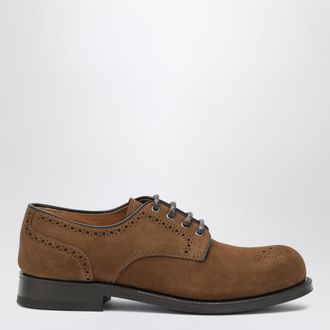 Churchs Tobacco suede lace-up shoes