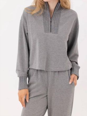 Sundays Cambria Sweatshirt In Dark Heather Grey