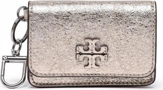 Tory Burch Portacarte - Dames - Portefeuilles - Geel - ONE Size - Leer - Accessoires