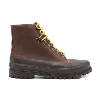 Superga 3343 Alpina Duck Mid Cut Boot - male - Superga - Lace-up Boots - Brown - 6 UK - Shoes