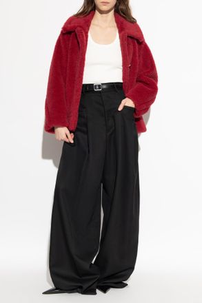 Max Mara Fur Tritone, Womens, Red