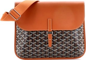 Goyard Coursier Messenger Bag Coated Canvas and Leather