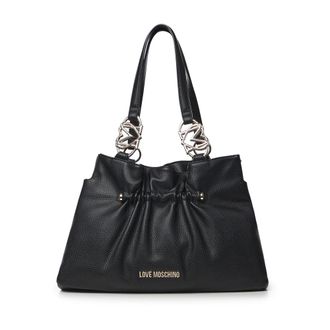 Love Moschino Gathered Handle Shoulder Bag - female - Love Moschino - Shoulder Bags - Black - ONE SIZE - Bags