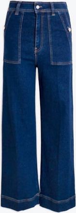 Vilagallo Womens High Rise Wide Leg Jeans In Medium Wash