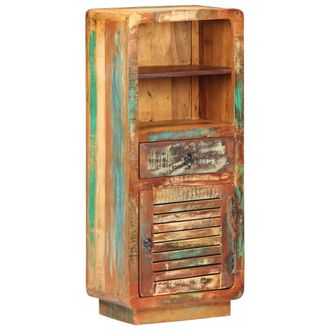 vidaXL Aparador De Madera Maciza Reciclada 45x32x110 Cm Vidaxl