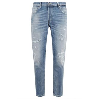Dondup Slim Fit Jeans, male, Blue, W35, Stylish Denim Jeans
