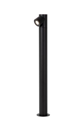 Lucide L&aacute;mpara baliza de aluminio con 1 led integrado, negro