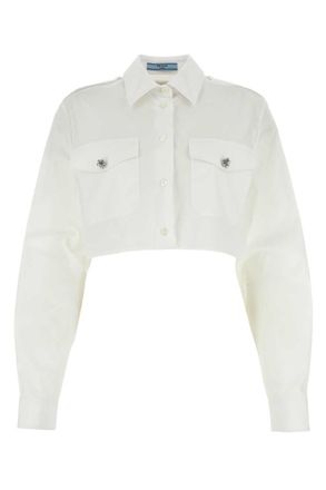 Prada White poplin shirt