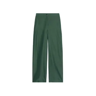 iBlues Wide Trousers, female, Green, Size: 2XS Iblgetti Trousers