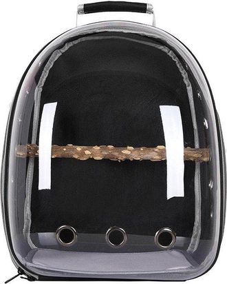 OEM Dailygoody, Transport&iacute;n Ligero Para P&aacute;jaros, Mochila De Viaje Transparente Para Loros Y Mascotas, Transpirable Y Pr&aacute;ctica, Adecuada Para P&aacute;jaros